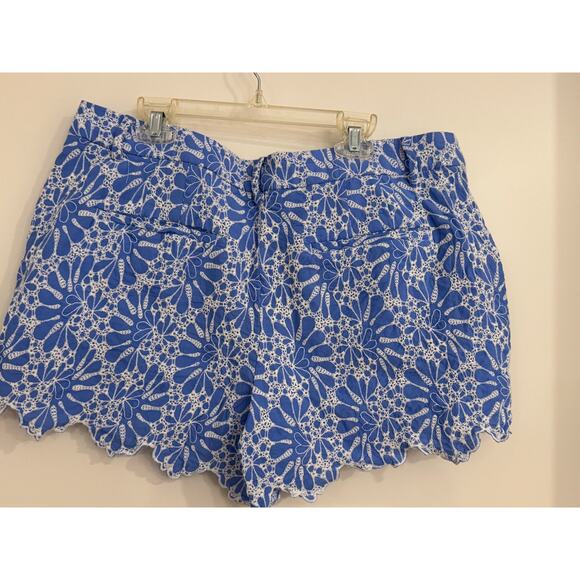 LOFT Riviera Embroidered Eyelet Shorts – Size 12 – NEW - Picture 3 of 9